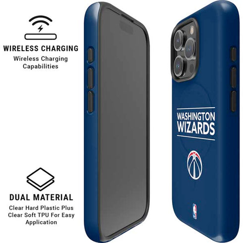 NBA Washington Wizards Standard - Blue iPhone 16 Pro Magsafe Impact Case