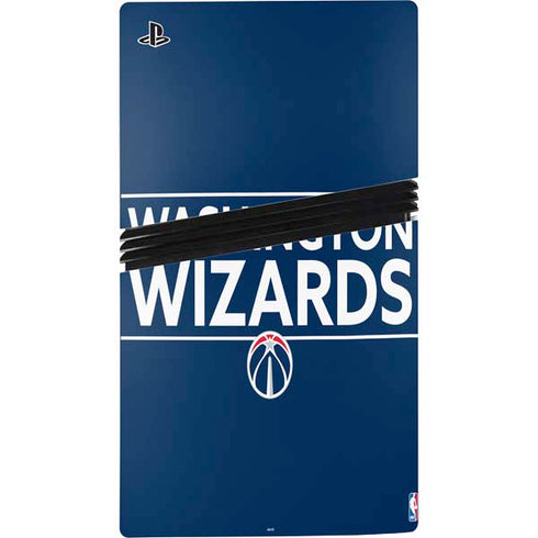 NBA Washington Wizards Standard - Blue PS5 Pro Console Skin