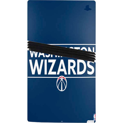 NBA Washington Wizards Standard - Blue PS5 Pro Console Skin