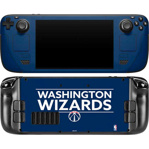 NBA Washington Wizards Standard - Blue Steam Deck Handheld Gaming Computer OLED Skin