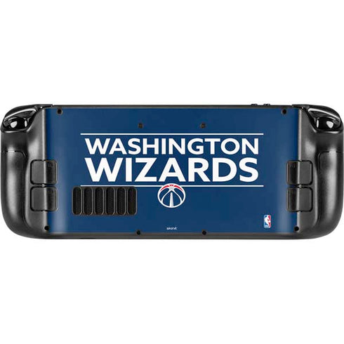 NBA Washington Wizards Standard - Blue Steam Deck Handheld Gaming Computer Skin