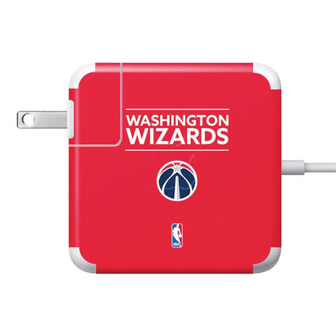 NBA Washington Wizards Standard - Red 85W Power Adapter (15 and 17 inch MacBook Pro Charger) Skin