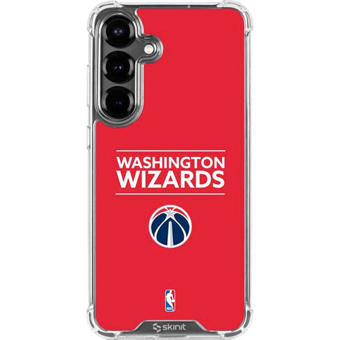 NBA Washington Wizards Standard - Red Galaxy S26 Clear Case