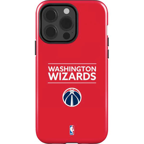 NBA Washington Wizards Standard - Red iPhone 15 Pro Impact Case