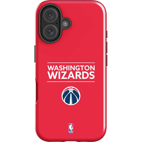 NBA Washington Wizards Standard - Red iPhone 16 Impact Case