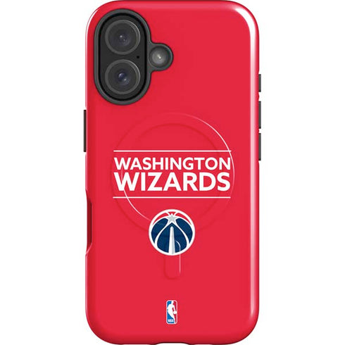 NBA Washington Wizards Standard - Red iPhone 16 Magsafe Impact Case