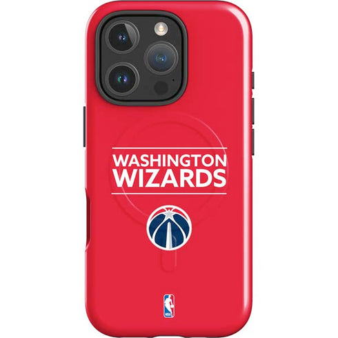 NBA Washington Wizards Standard - Red iPhone 16 Pro Magsafe Impact Case