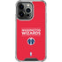 NBA Washington Wizards Standard - Red iPhone 16 Pro Max Clear Case
