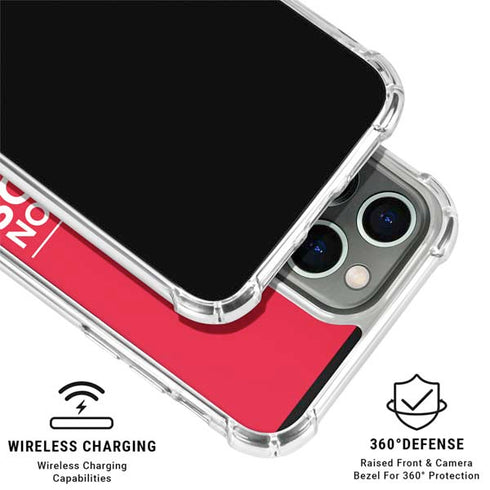 NBA Washington Wizards Standard - Red iPhone 16 Pro Max Clear Case