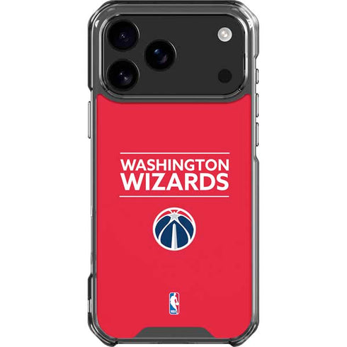 NBA Washington Wizards Standard - Red iPhone 18 Pro Max Clear Case