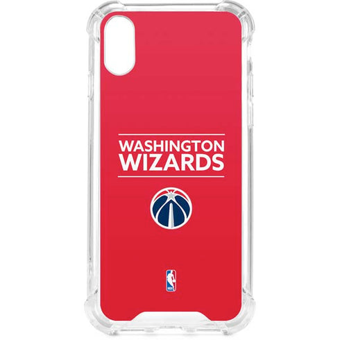 NBA Washington Wizards Standard - Red iPhone XS Clear Case