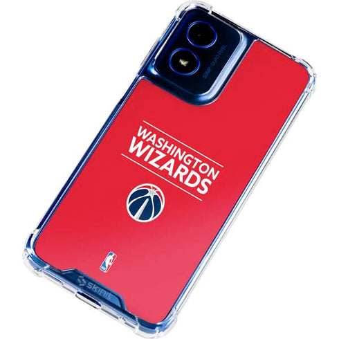 NBA Washington Wizards Standard - Red Moto G 5G (2024) Clear Case