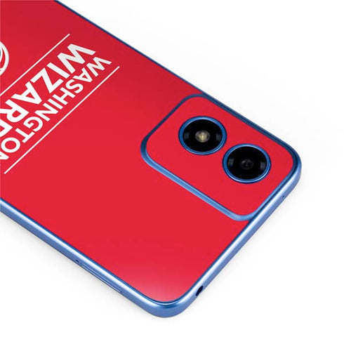 NBA Washington Wizards Standard - Red Moto G Play 4G (2024) Skin