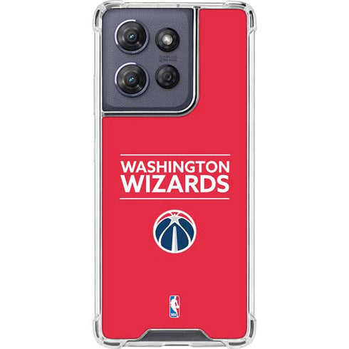 NBA Washington Wizards Standard - Red Moto G Play 5G (2025) Clear Case