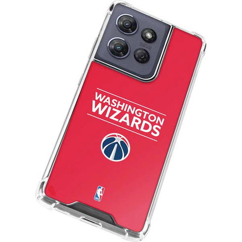 NBA Washington Wizards Standard - Red Moto G Play 5G (2025) Clear Case