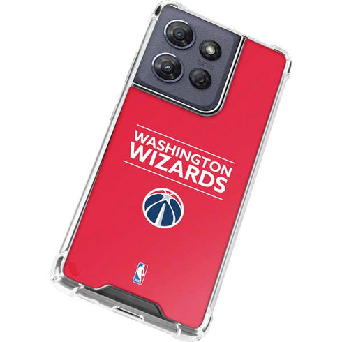 NBA Washington Wizards Standard - Red Moto G Power 5G (2025) Clear Case