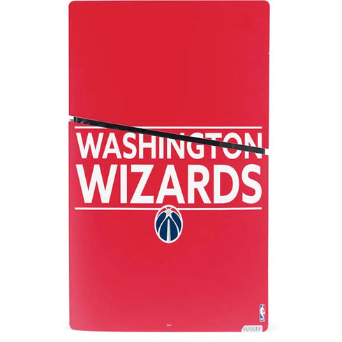 NBA Washington Wizards Standard - Red PS5 Slim Digital Edition Console Skin