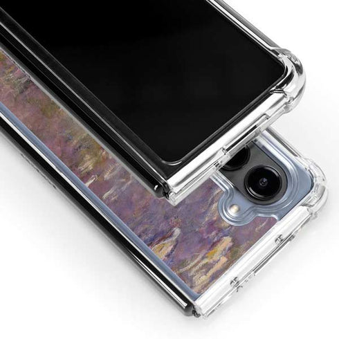 Water Lilies by Claude Monet Galaxy Z Fold5 5G Clear Case