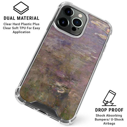 Water Lilies by Claude Monet iPhone 16 Pro Max Clear Case