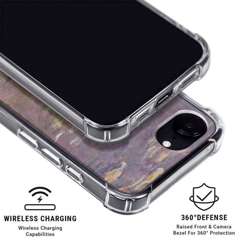 Water Lilies by Claude Monet iPhone 16e Clear Case