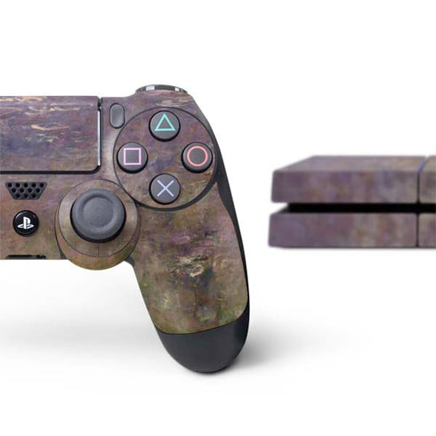 Water Lilies by Claude Monet PS4 Console and Controller Bundle Skin