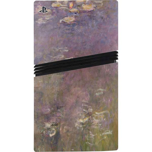 Water Lilies by Claude Monet PS5 Pro Disk Console Skin