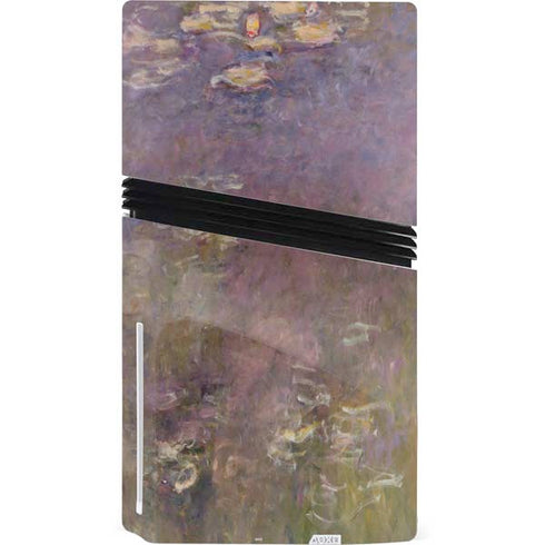 Water Lilies by Claude Monet PS5 Pro Disk Console Skin