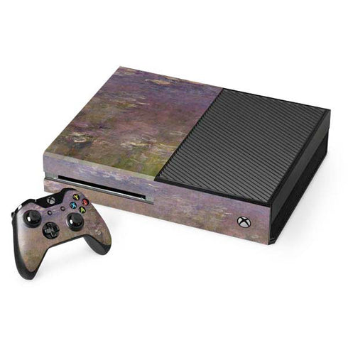 Water Lilies by Claude Monet Xbox One Console and Controller Bundle Skin