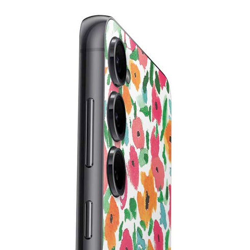 Bouffants and Broken Hearts Watercolor Floral Galaxy A16 5G Skin