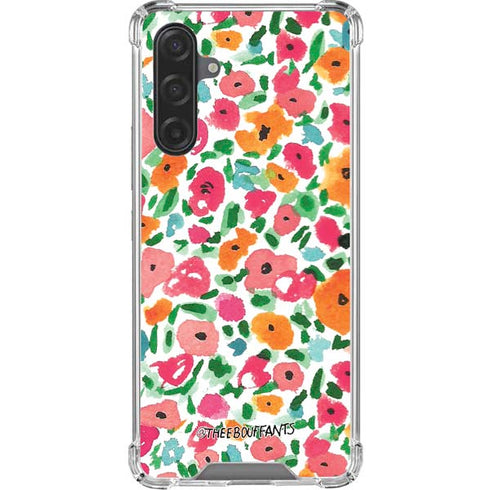 Bouffants and Broken Hearts Watercolor Floral Galaxy A17 Clear Case