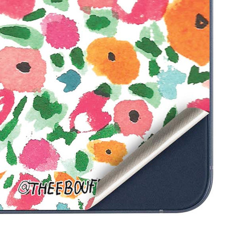 Bouffants and Broken Hearts Watercolor Floral Galaxy A35 5G Skin