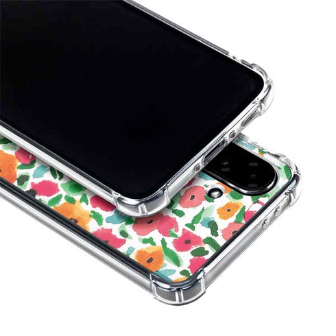 Bouffants and Broken Hearts Watercolor Floral Galaxy A36 5G Clear Case
