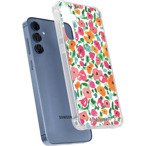 Bouffants and Broken Hearts Watercolor Floral Galaxy A55 5G Clear Case