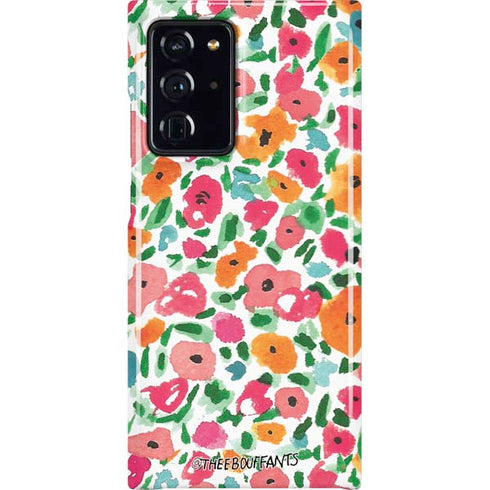 Bouffants and Broken Hearts Watercolor Floral Galaxy Cases