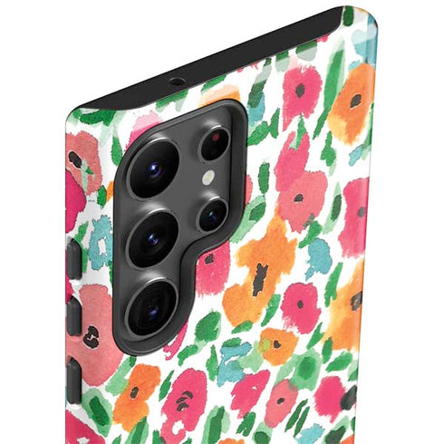 Bouffants and Broken Hearts Watercolor Floral Galaxy S23 Ultra Pro Case