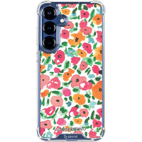Bouffants and Broken Hearts Watercolor Floral Galaxy S25 Plus Clear Case