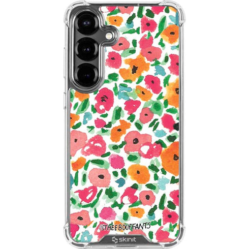 Bouffants and Broken Hearts Watercolor Floral Galaxy S26 Clear Case