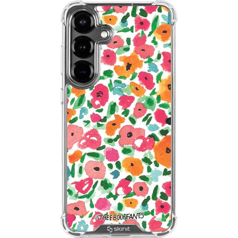 Bouffants and Broken Hearts Watercolor Floral Galaxy S26 Plus Clear Case