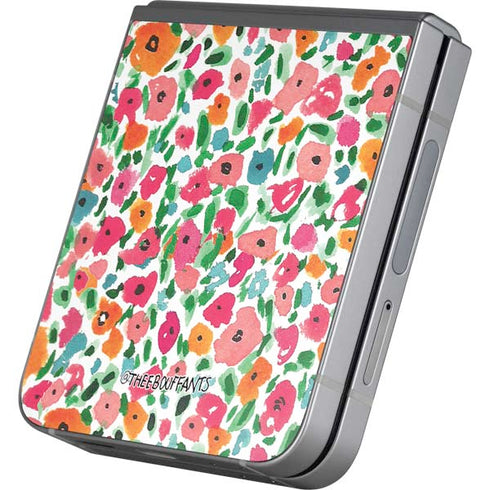 Bouffants and Broken Hearts Watercolor Floral Galaxy Z Flip6 Skin