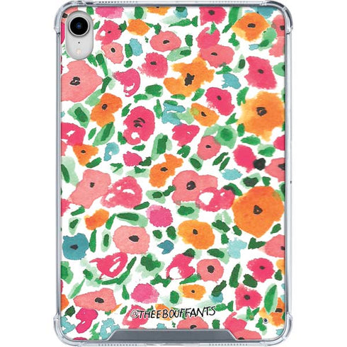 Bouffants and Broken Hearts Watercolor Floral iPad 11th Gen (2025) Clear Case