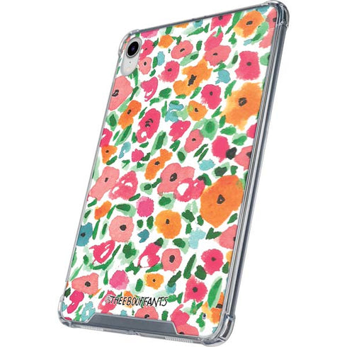 Bouffants and Broken Hearts Watercolor Floral iPad 11th Gen (2025) Clear Case