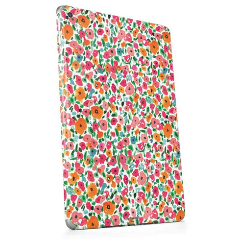 Bouffants and Broken Hearts Watercolor Floral Apple iPad Skin