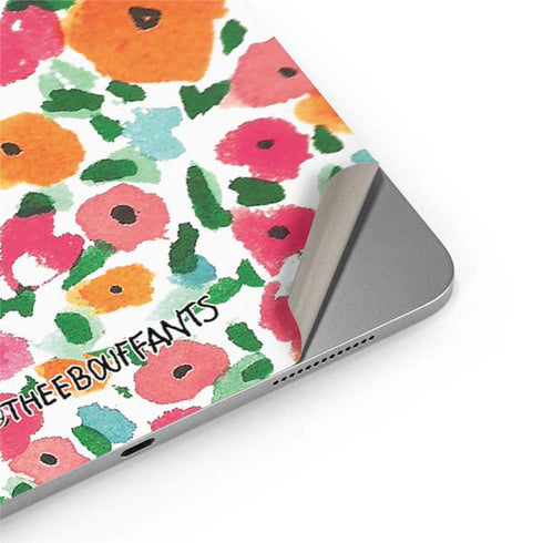 Bouffants and Broken Hearts Watercolor Floral Apple iPad Air Skin