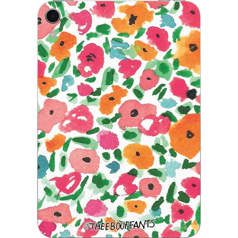 Bouffants and Broken Hearts Watercolor Floral Apple iPad Mini Skin