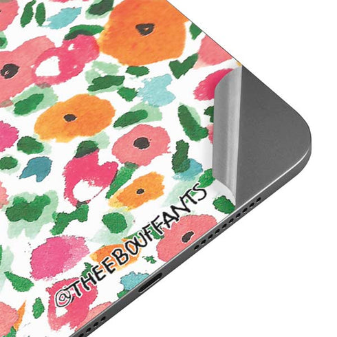 Bouffants and Broken Hearts Watercolor Floral Apple iPad Mini Skin