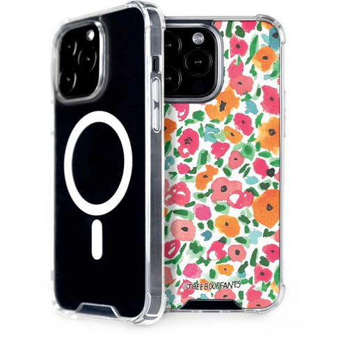 Bouffants and Broken Hearts Watercolor Floral iPhone Cases