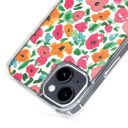 Bouffants and Broken Hearts Watercolor Floral iPhone 14 MagSafe Case