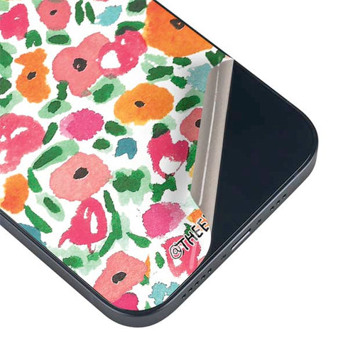 Bouffants and Broken Hearts Watercolor Floral iPhone Skins