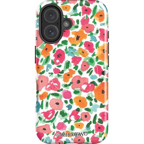 Bouffants and Broken Hearts Watercolor Floral iPhone 16 Magsafe Impact Case