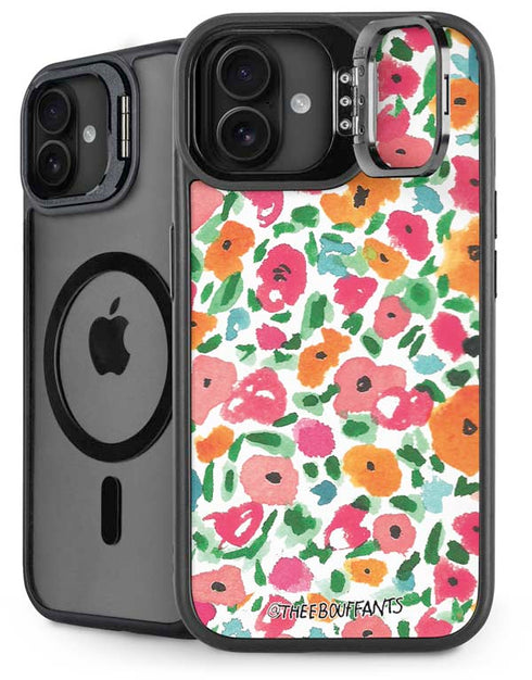 Bouffants and Broken Hearts Watercolor Floral iPhone 16 Plus Kickstand Case